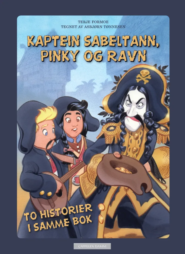 Omslag Kaptein Sabeltann - to historier i samme bok av Terje Formoe (Innbundet)