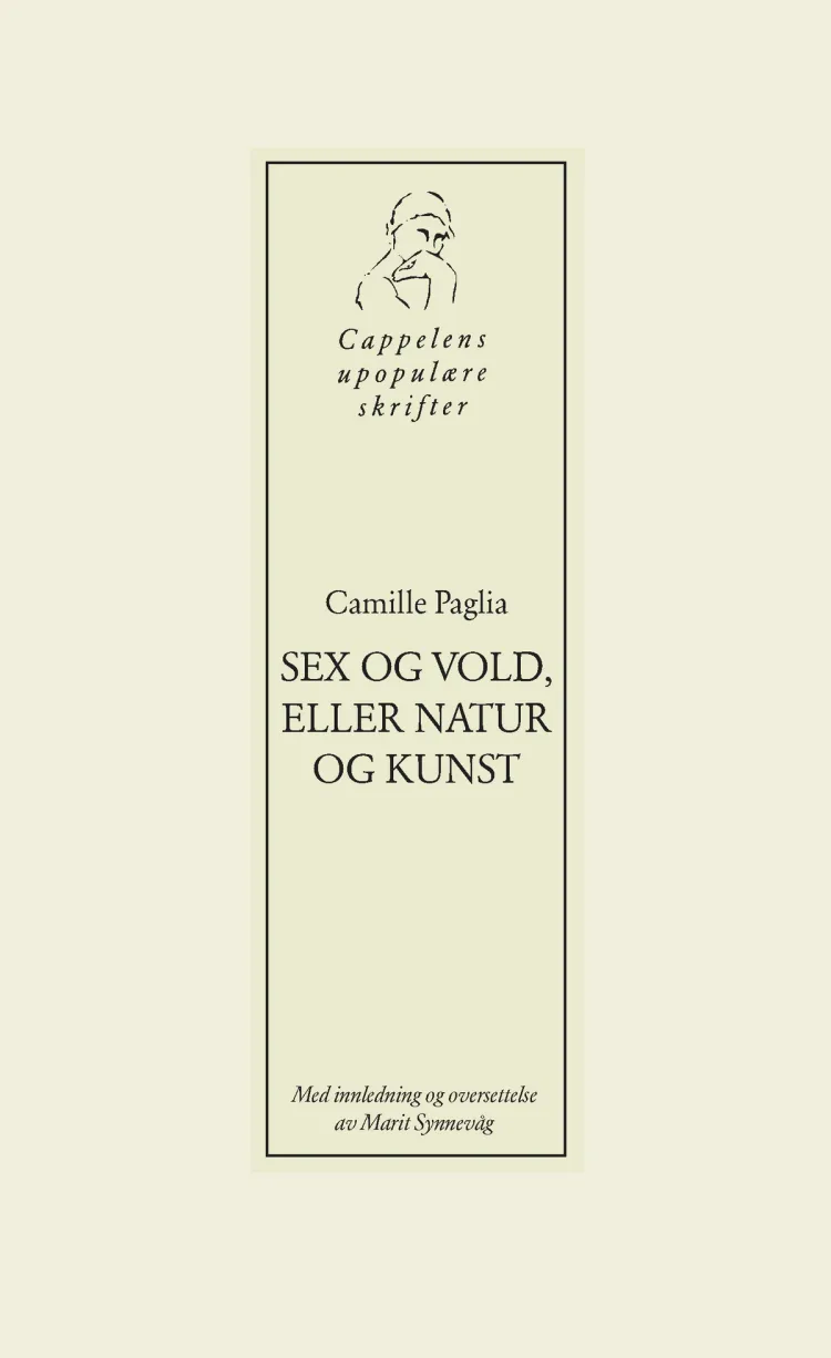 Omslag Sex og vold, eller natur og kunst av Camille Paglia (Heftet)