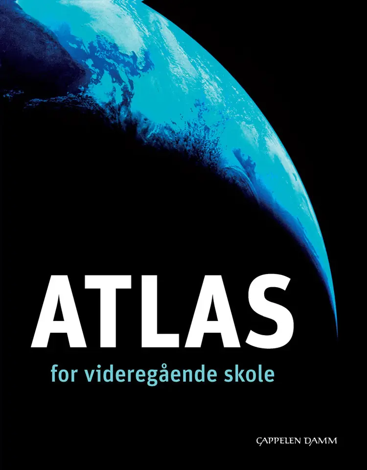 Omslag Atlas for videregående skole av Rolf Mikkelsen (Innbundet)