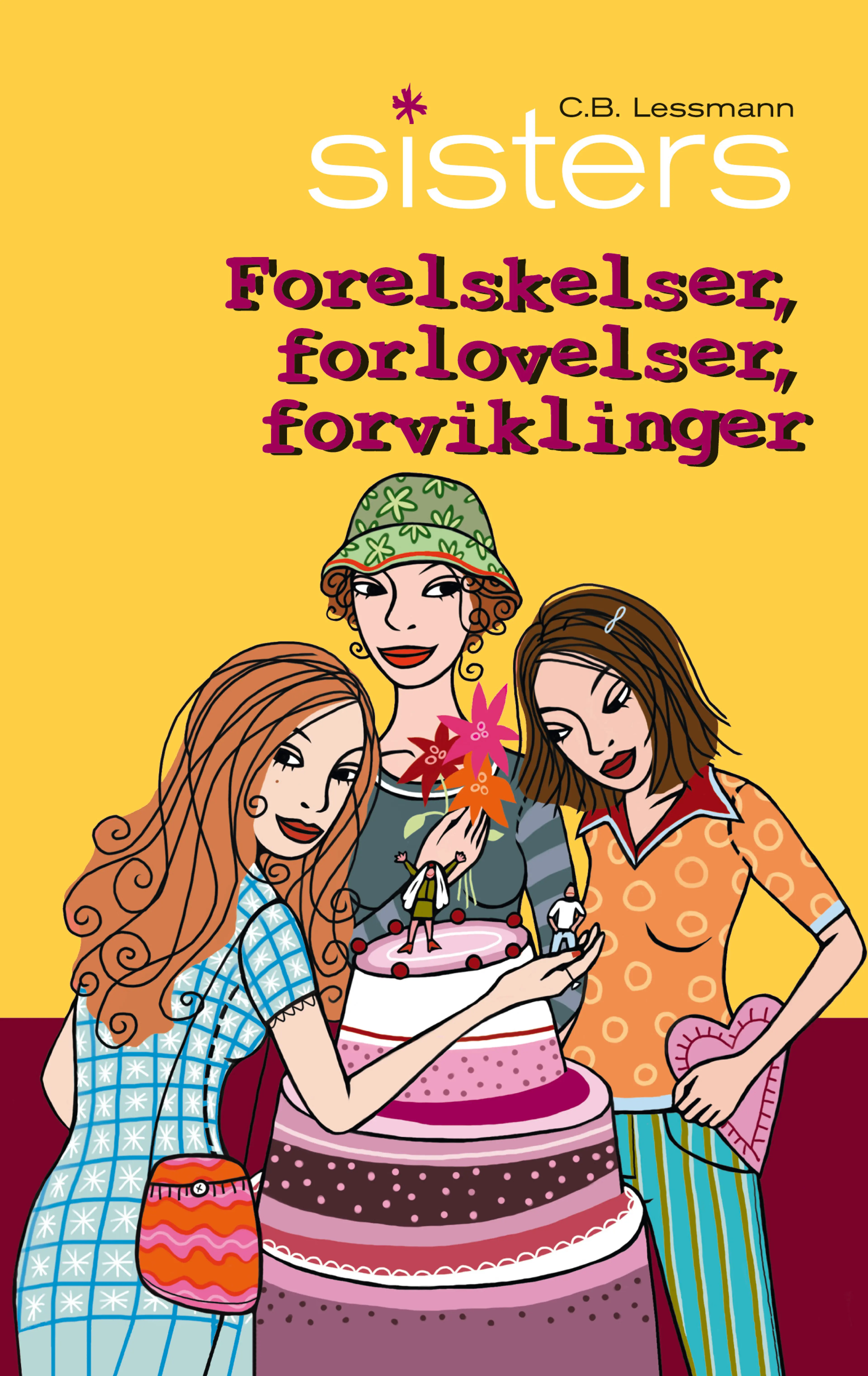 Omslag Forelskelser, forlovelser, forviklinger av C.B. Lessmann (Heftet)