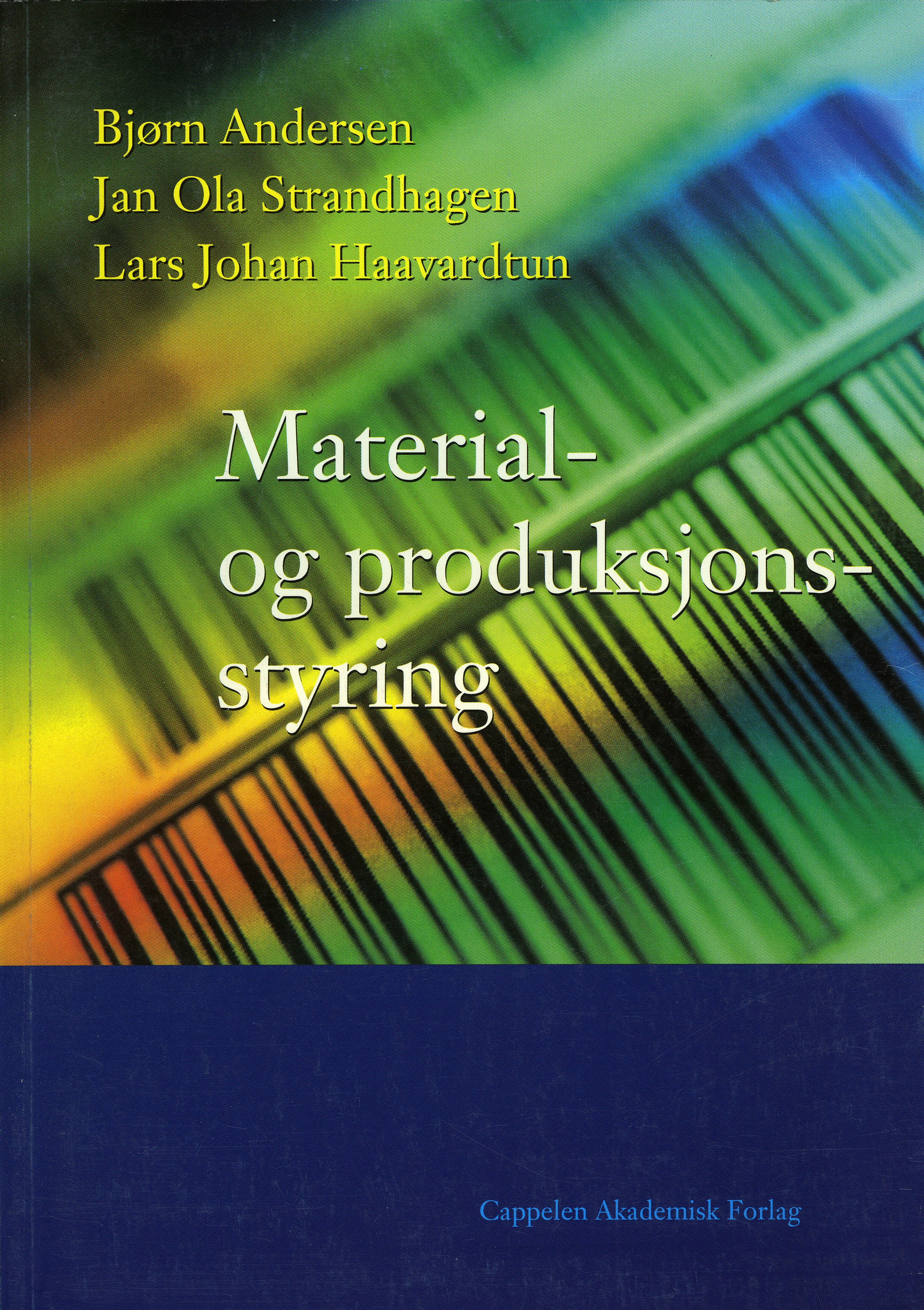 Omslag Material- og produksjonsstyring av Bjørn Andersen (Heftet)