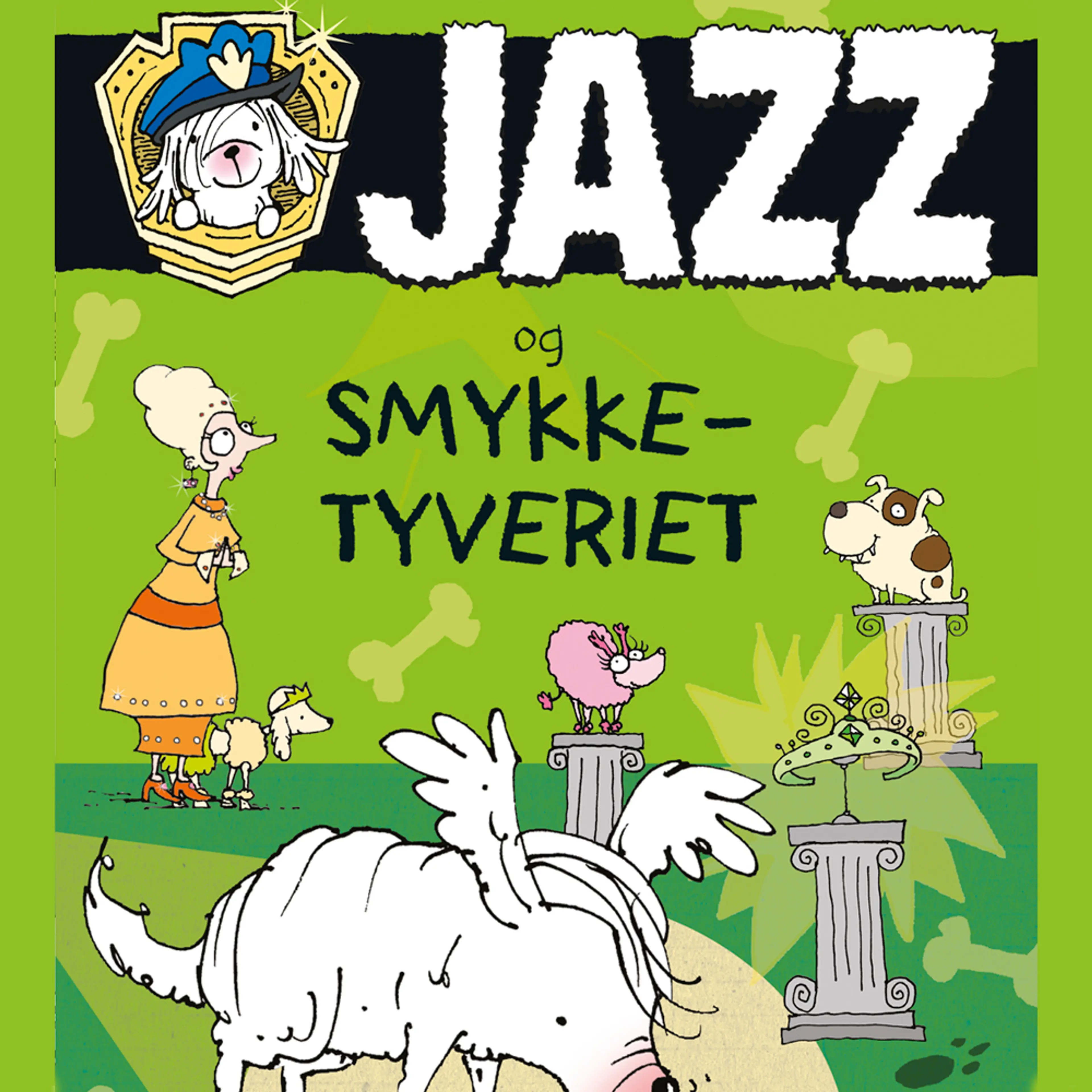Omslag Jazz og smykketyveriet av Lesley Gibbes (Lydbok)