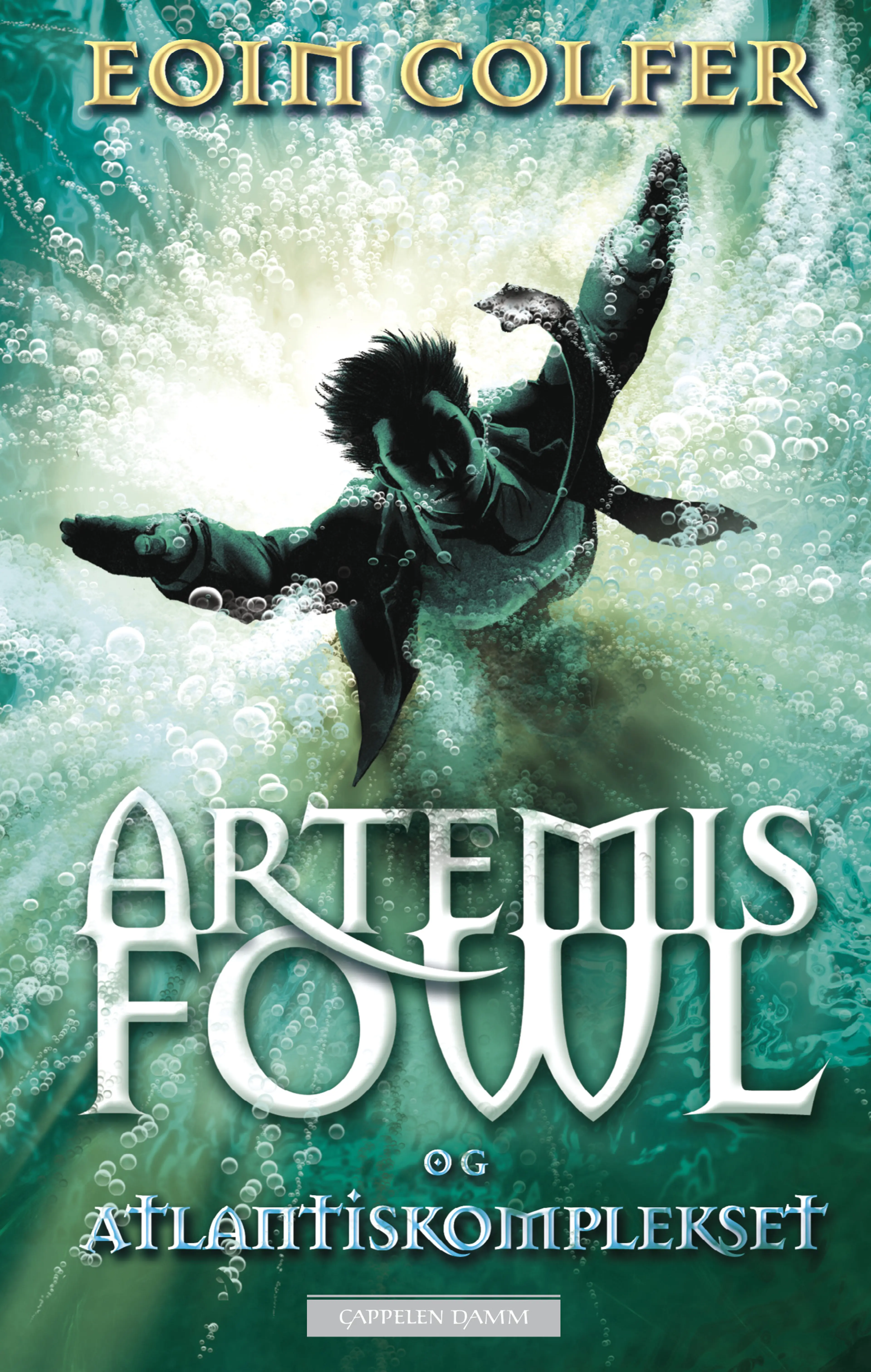 Omslag Artemis Fowl og Atlantiskomplekset av Eoin Colfer (Innbundet)