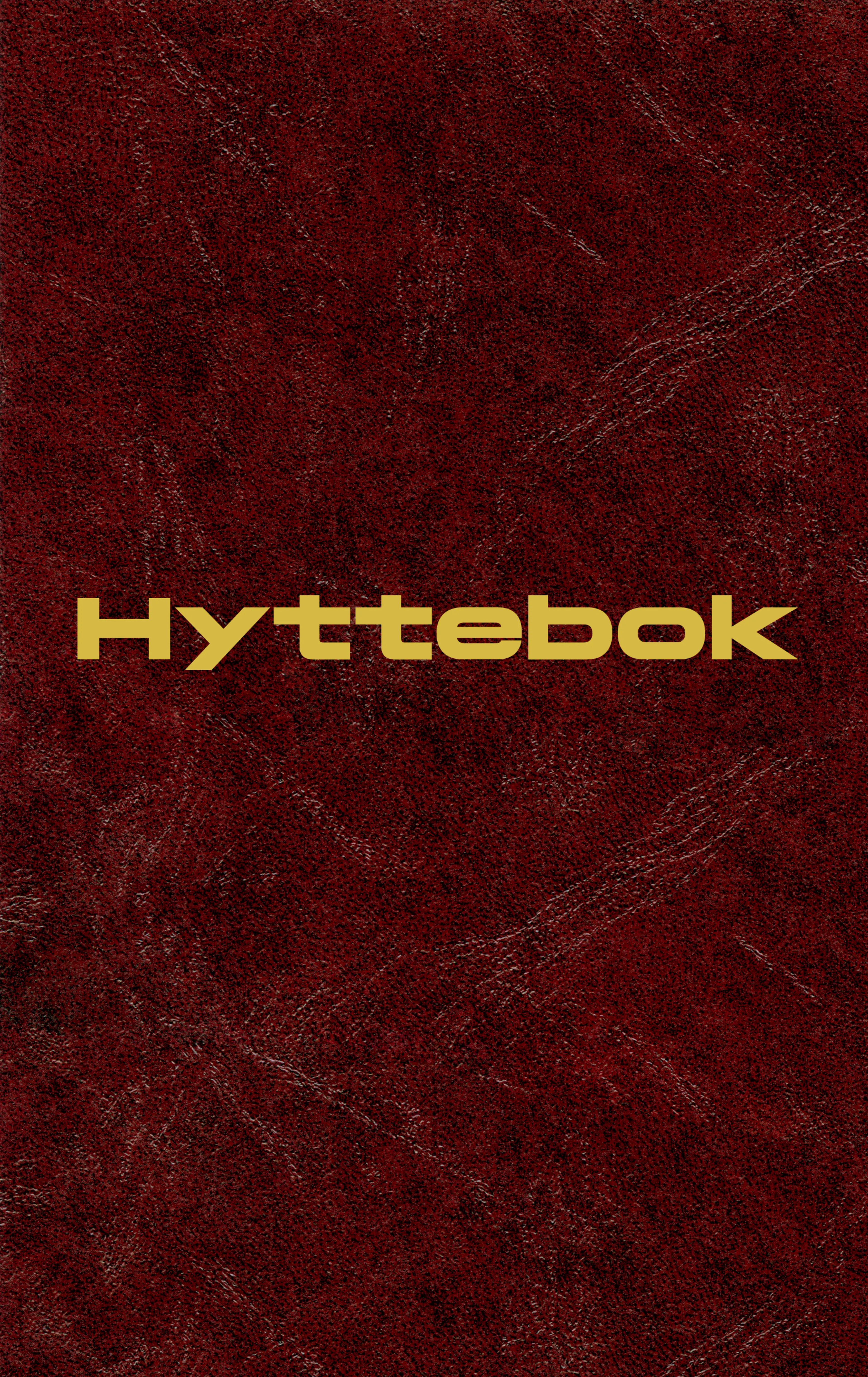 Omslag Hyttebok av Ole-Petter Arneberg (Ebok)