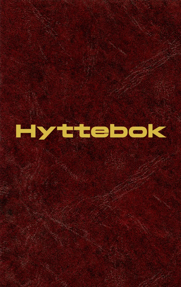Omslag Hyttebok av Ole-Petter Arneberg (Innbundet)