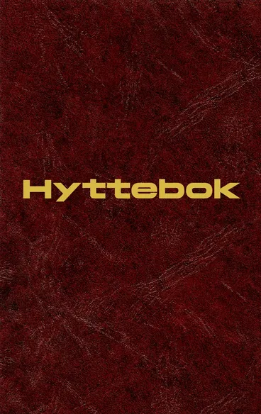 Omslag Hyttebok av Ole-Petter Arneberg (Innbundet)