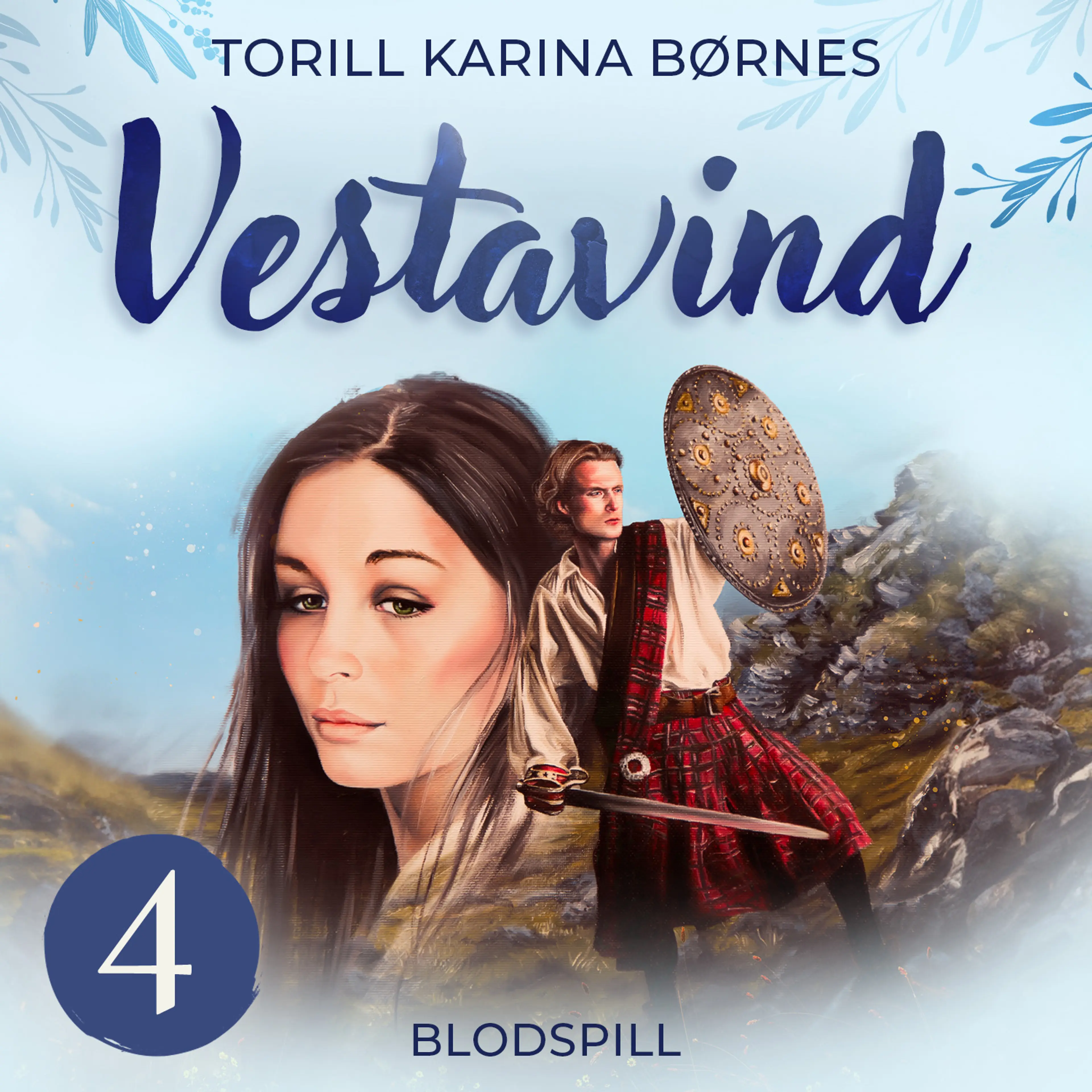 Omslag Blodspill av Torill Karina Børnes (Lydbok)
