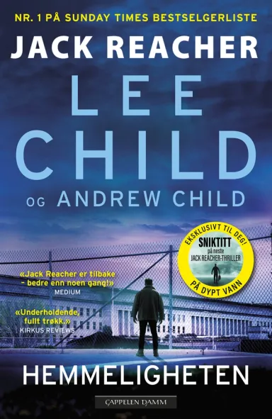 Omslag Hemmeligheten av Lee Child (Heftet)