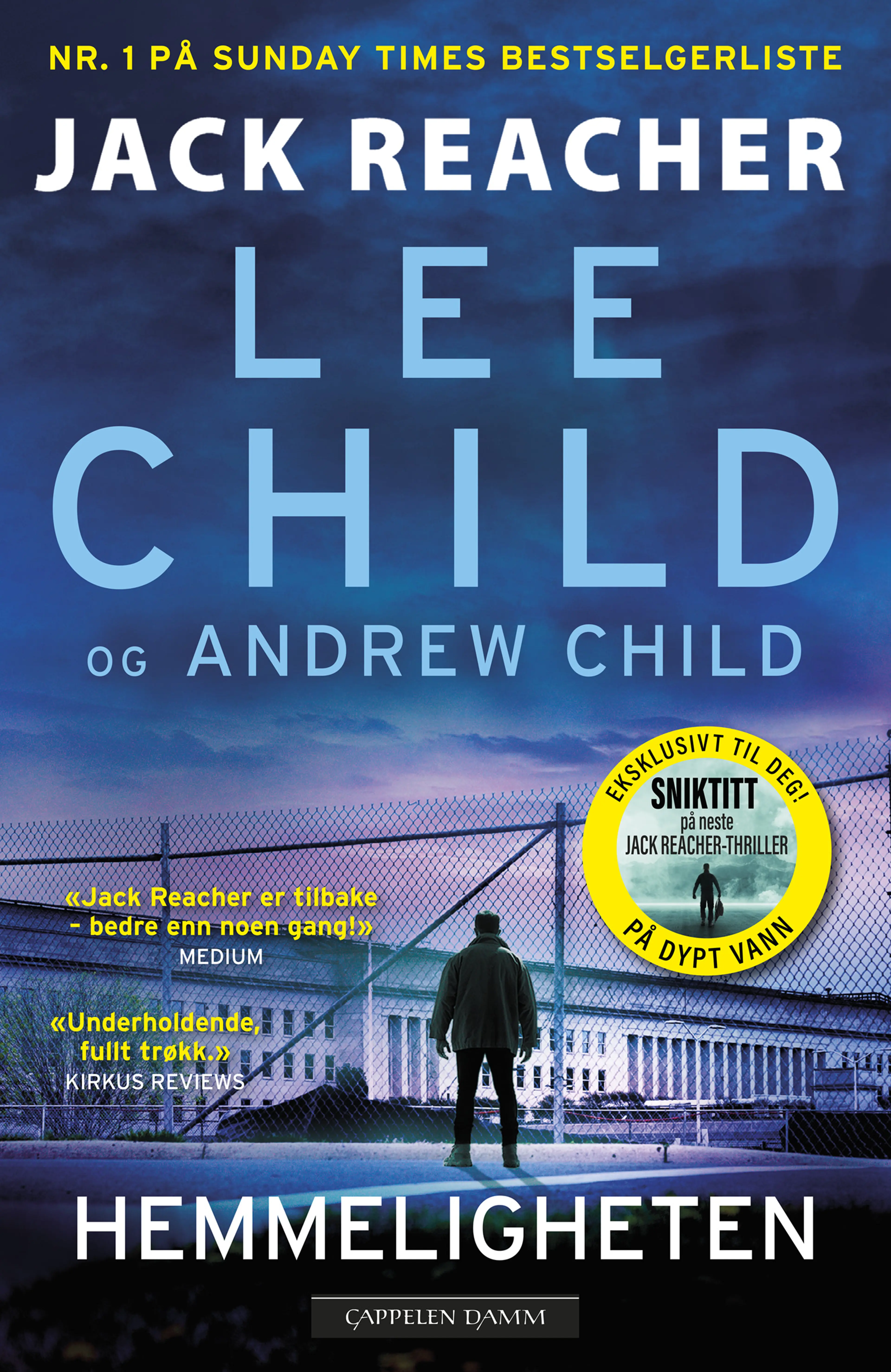 Omslag Hemmeligheten av Lee Child (Heftet)