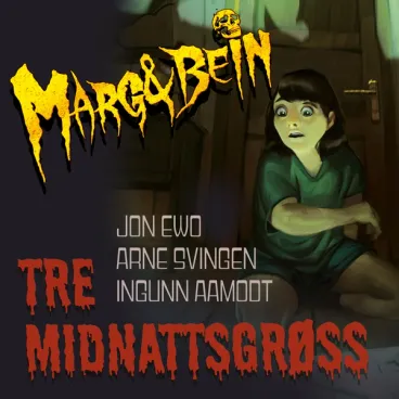 Omslag Tre midnattsgrøss av Arne Svingen, Jon Ewo og Ingunn Aamodt (Lydbok)