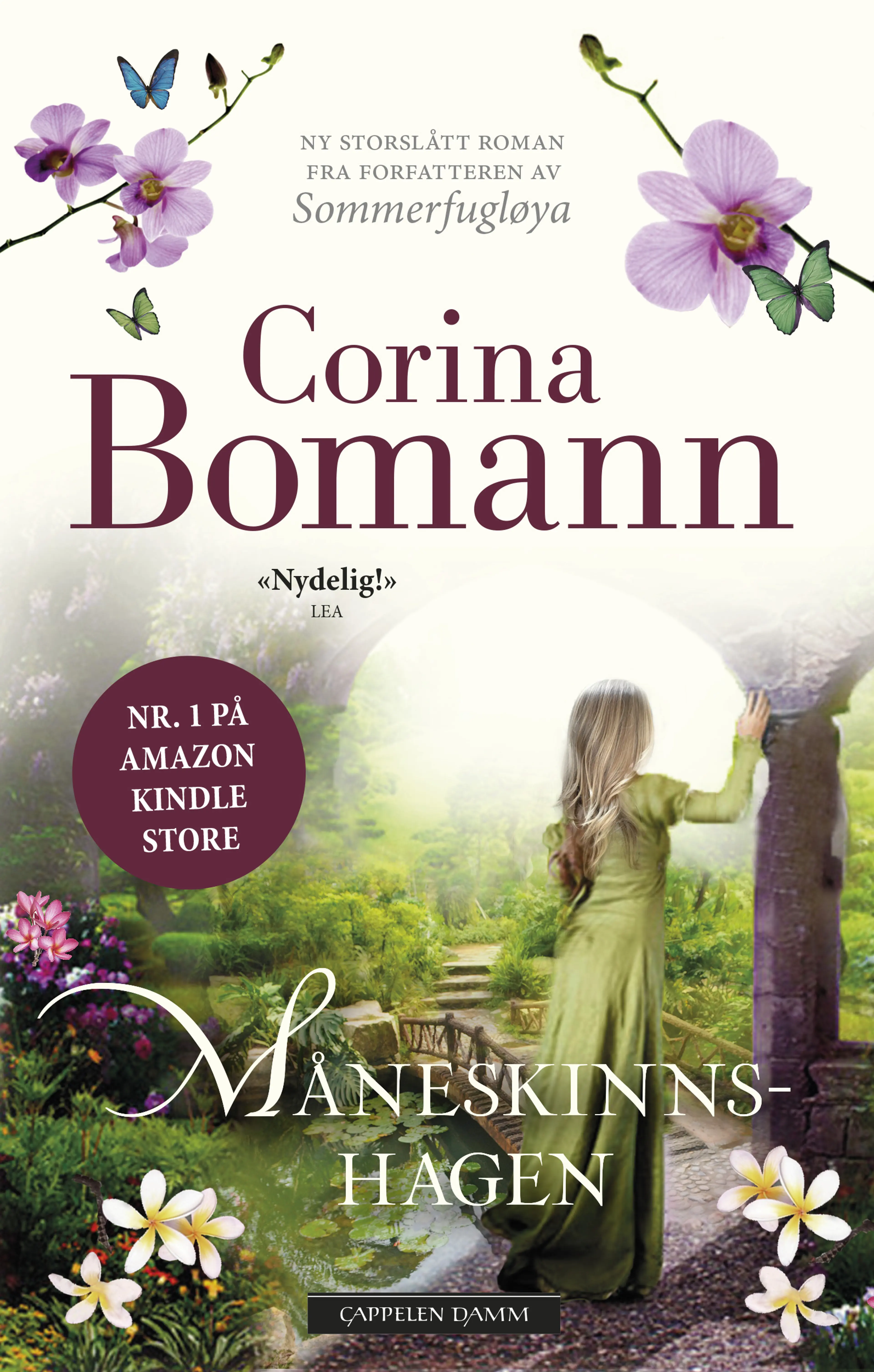 Omslag Måneskinnshagen av Corina Bomann (Innbundet)