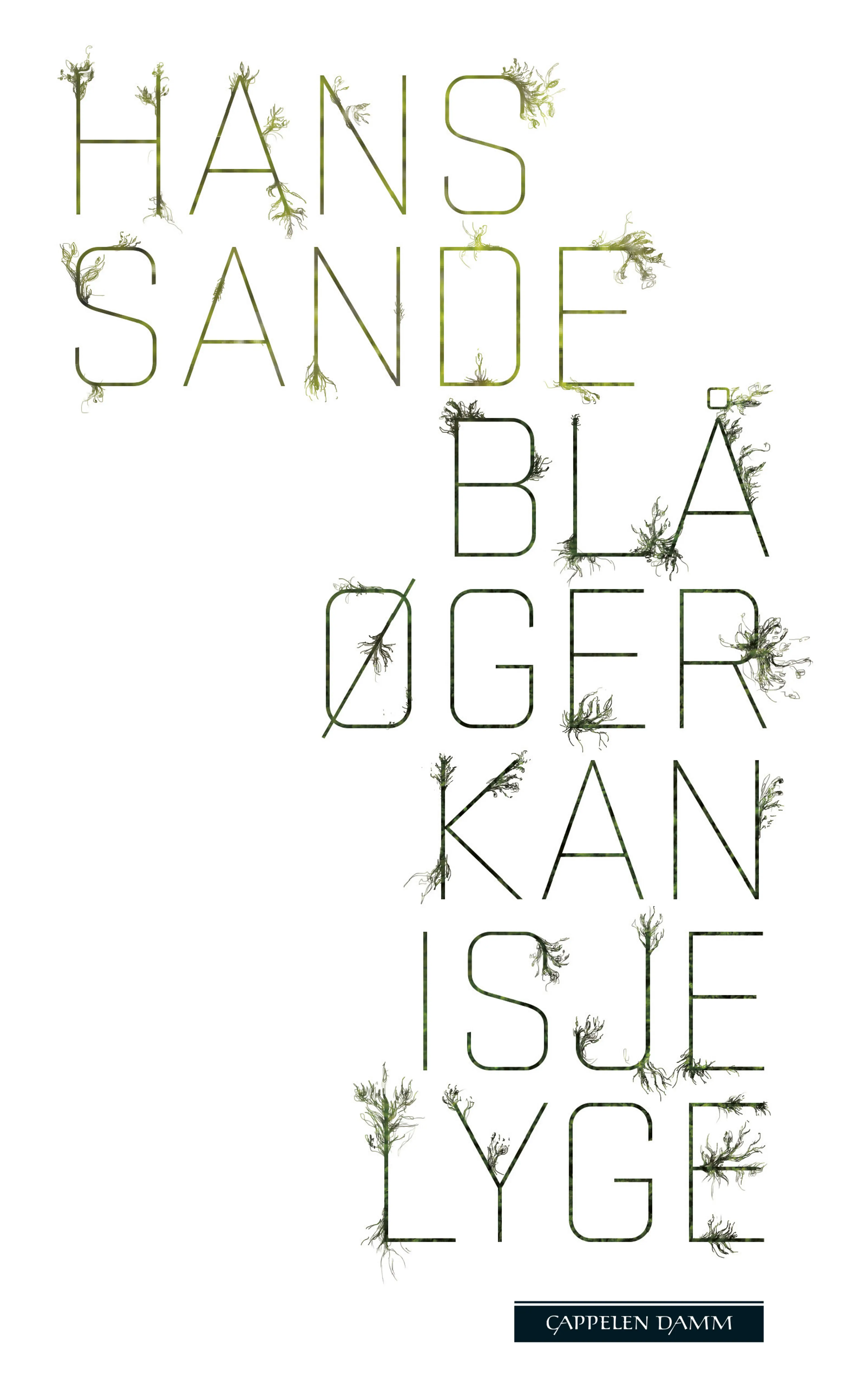 Omslag Blå øger kan isje lyge av Hans Sande (Innbundet)