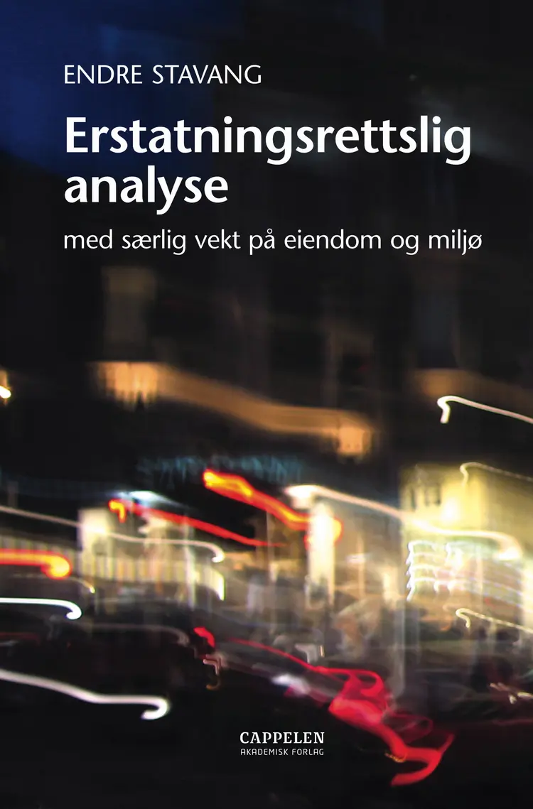 Omslag Erstatningsrettslig analyse av Endre Stavang (Innbundet)