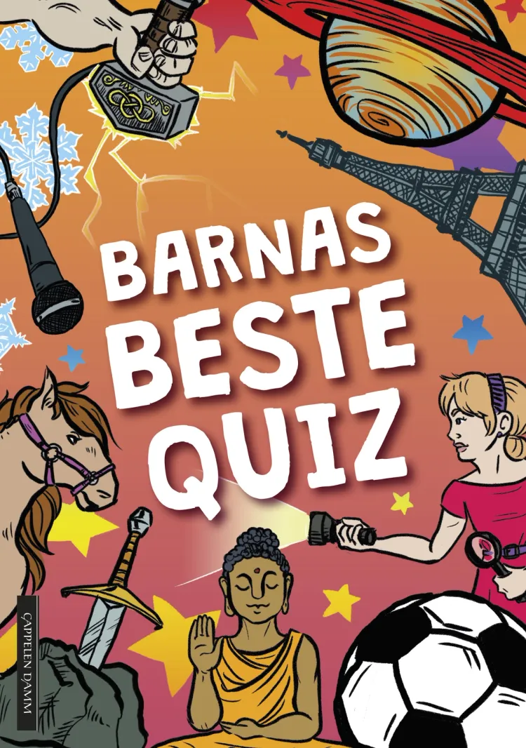Omslag Barnas beste quiz (Innbundet)