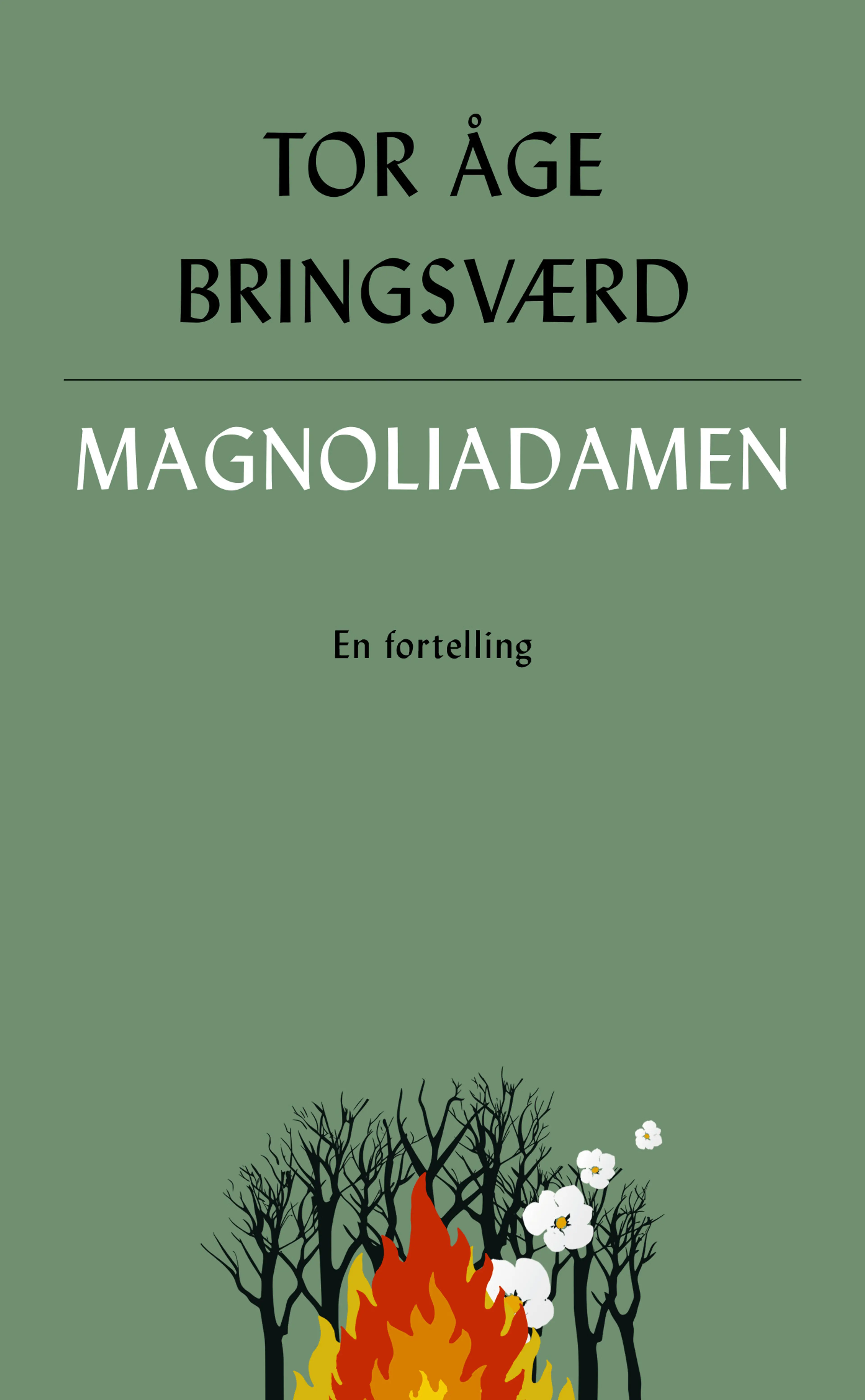 Omslag Magnoliadamen av Tor Åge Bringsværd (Ebok)