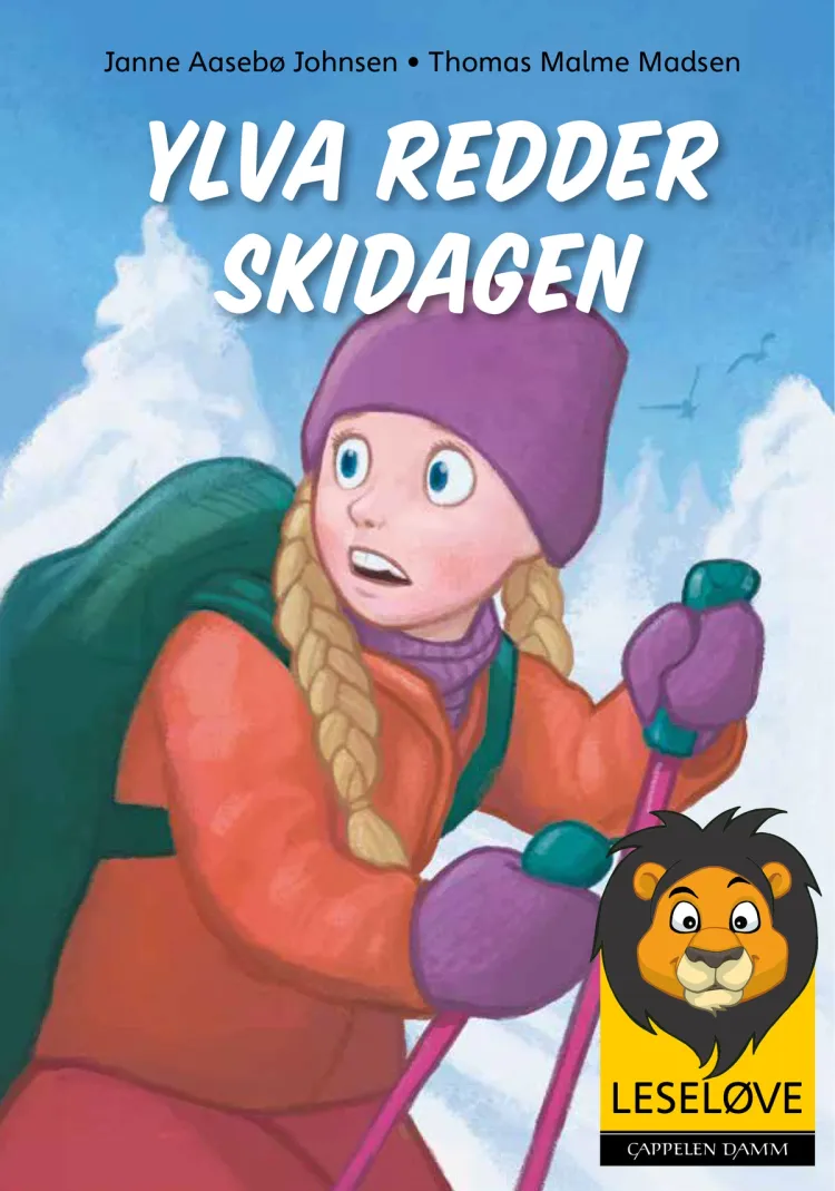 Omslag Leseløve - Ylva redder skidagen av Janne Aasebø Johnsen (Ebok)