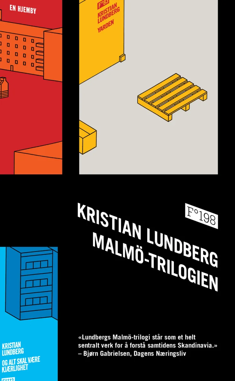 Omslag Malmö-trilogien av Kristian Lundberg (Heftet)