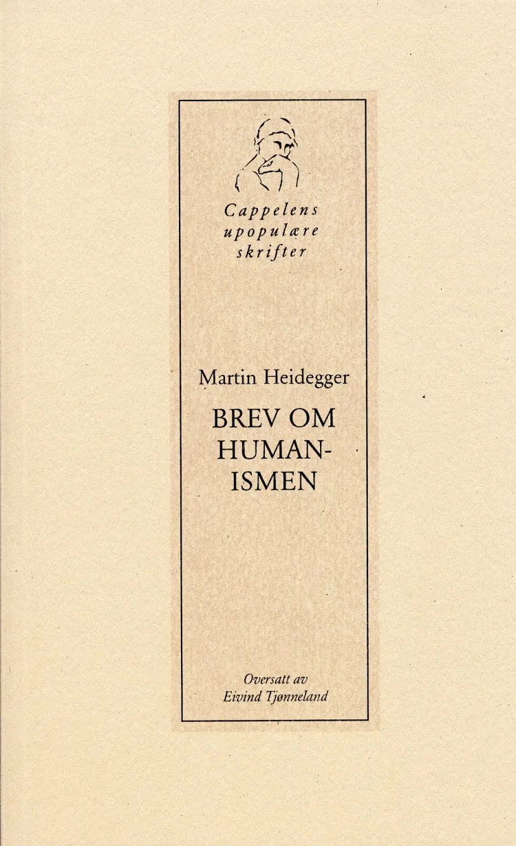 Omslag Brev om humanismen av Martin Heidegger (Heftet)