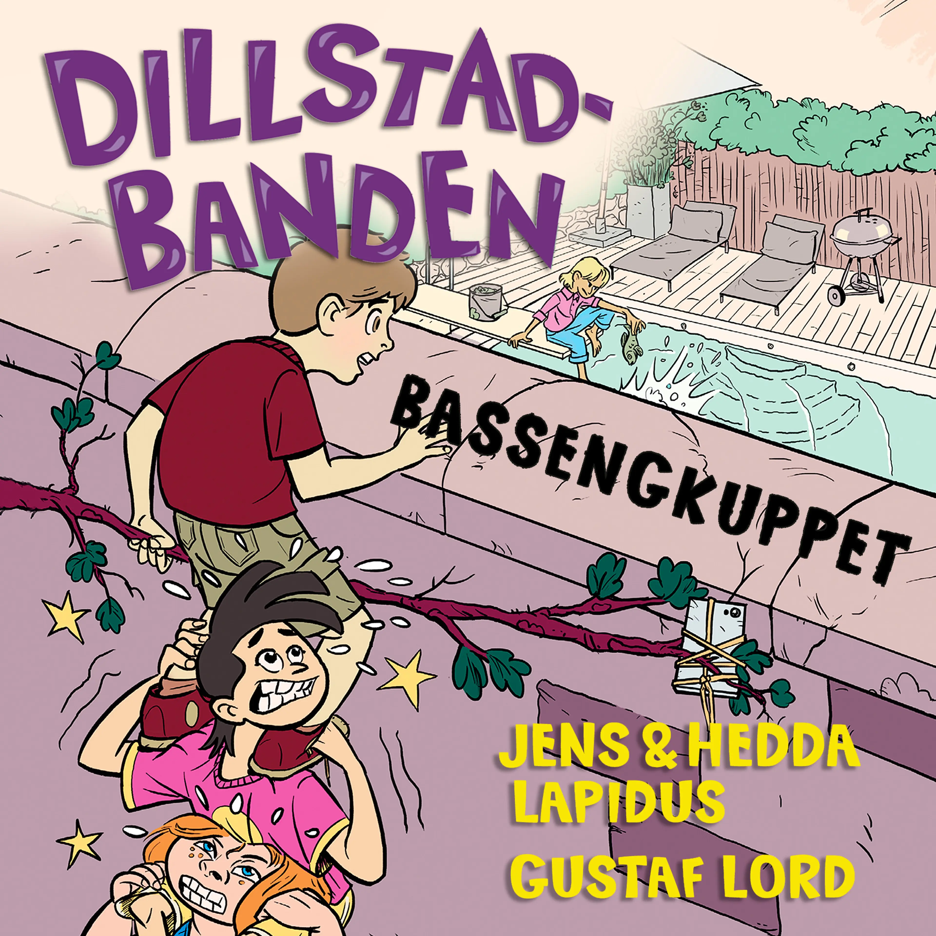 Omslag Bassengkuppet av Jens Lapidus (Lydbok)
