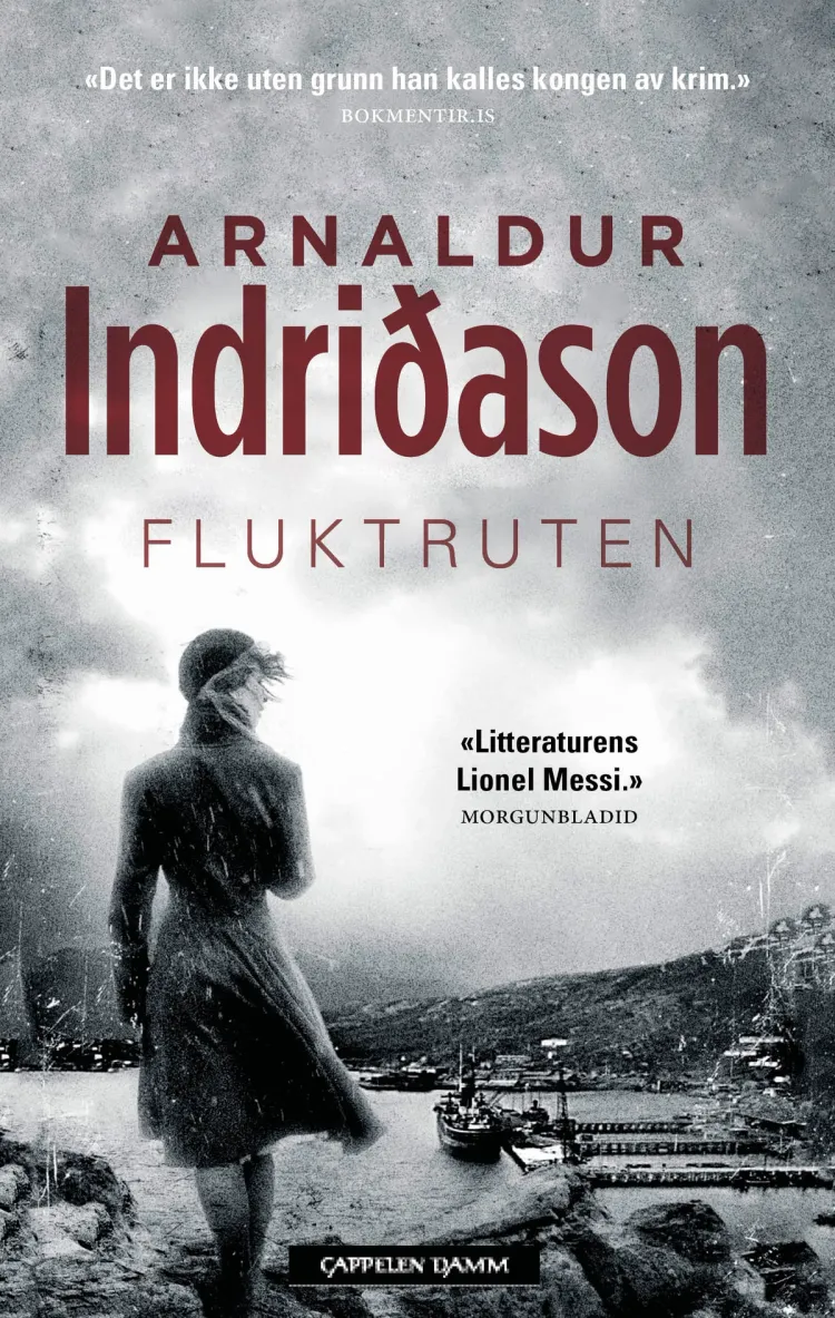 Omslag Fluktruten av Arnaldur Indridason (Innbundet)