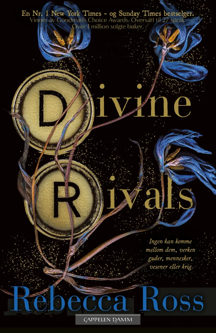 Omslag Divine Rivals av Rebecca Ross (Heftet)