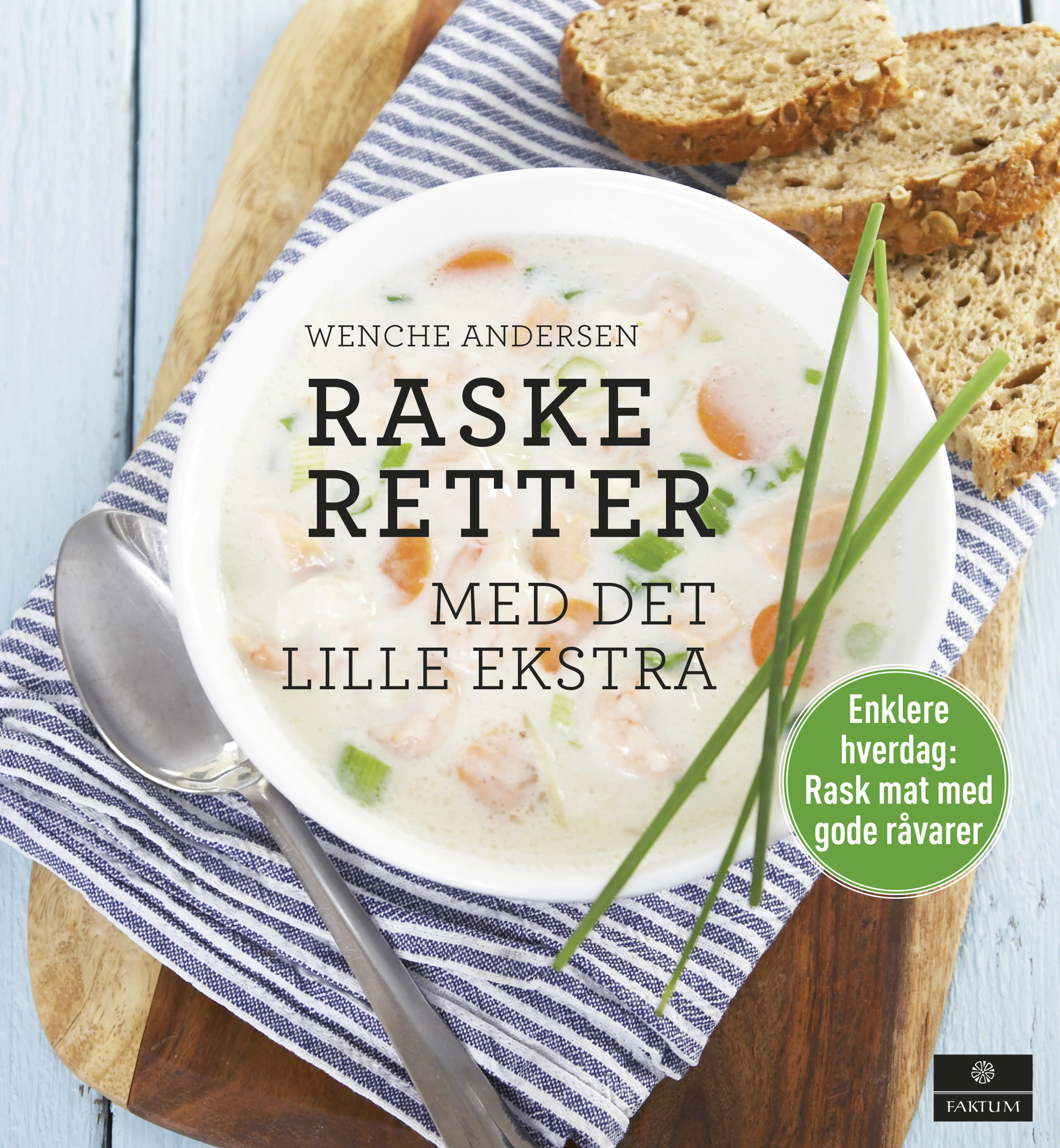 Omslag Raske retter av Wenche Andersen (Innbundet)