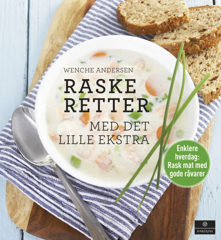 Omslag Raske retter av Wenche Andersen (Innbundet)