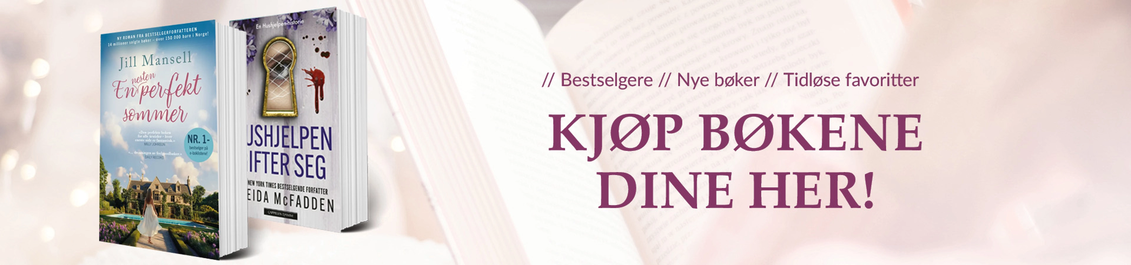 To bøker og teksten Kjøp bøkene dine her