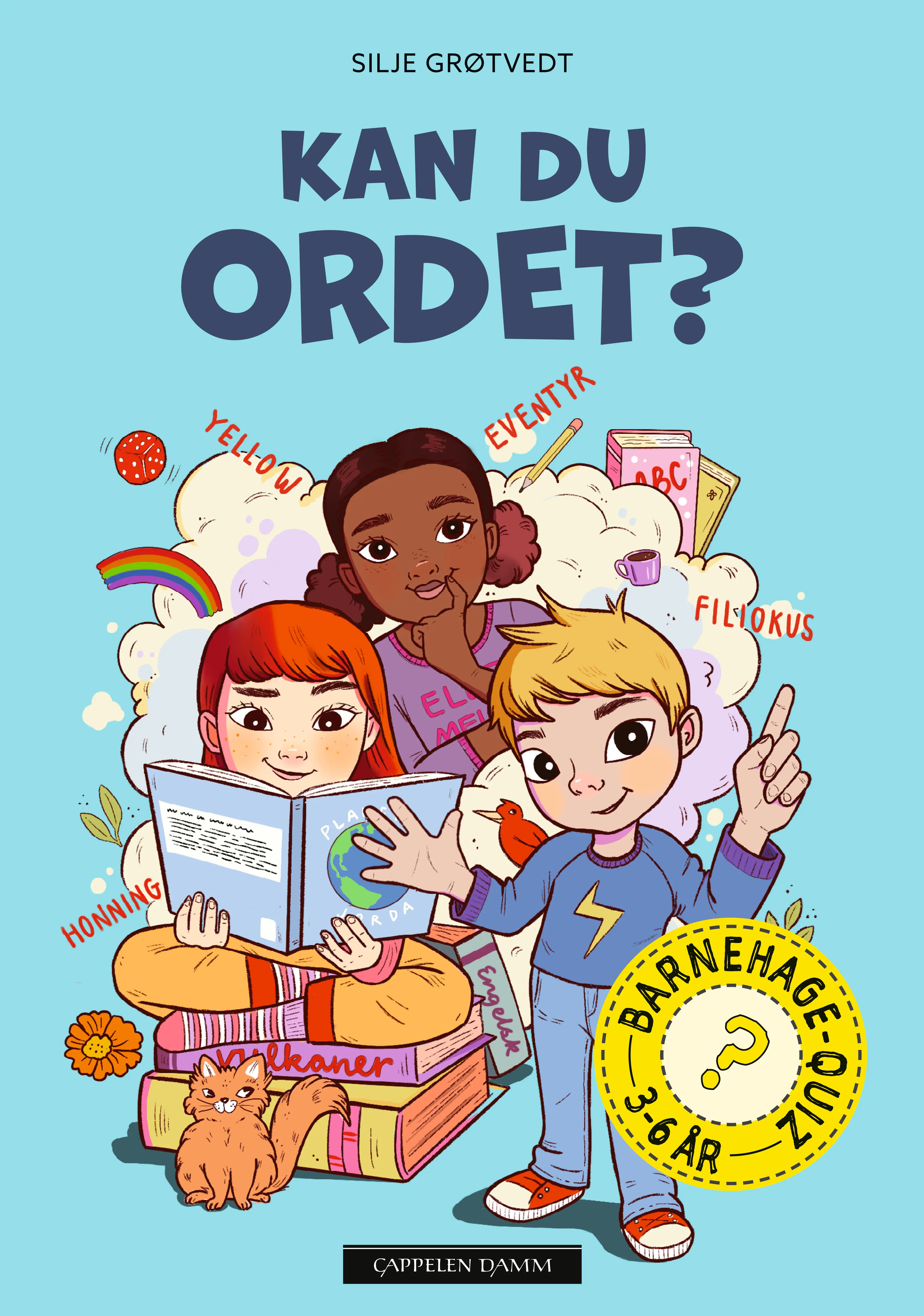 Omslag Barnehagequiz 1 - Kan du ordet? (Innbundet)