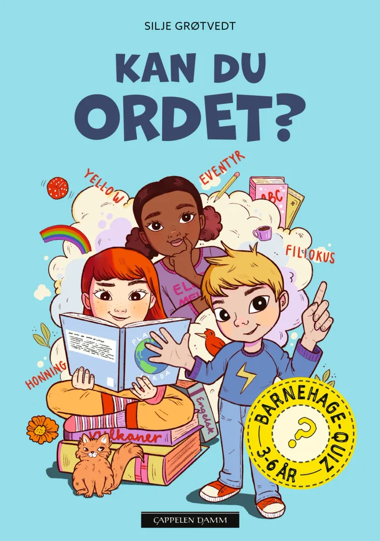 Omslag Barnehagequiz 1 - Kan du ordet? (Innbundet)