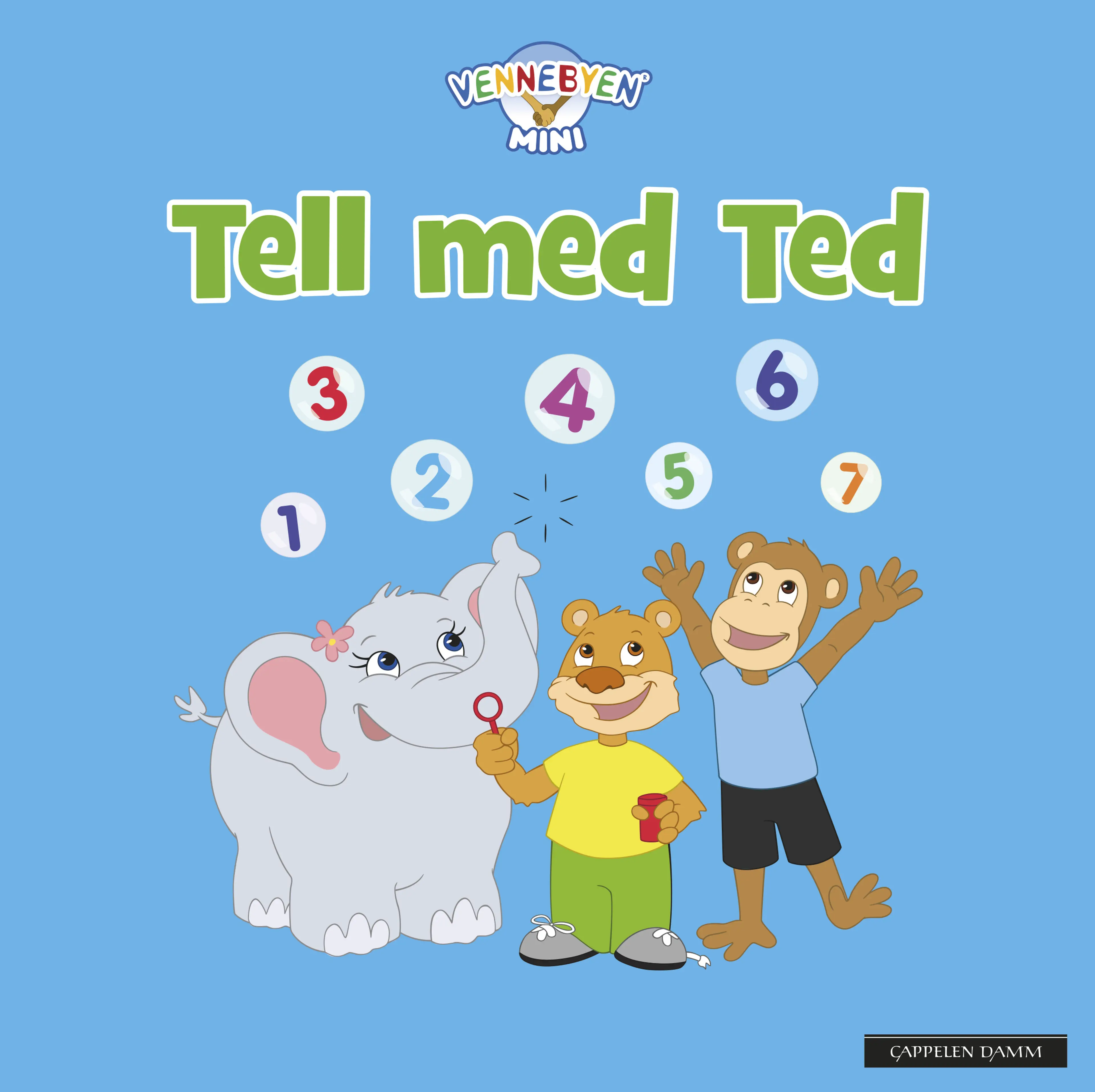 Omslag Vennebyen Mini - Tell med Ted av CreaCon Entertainment AS (Innbundet)