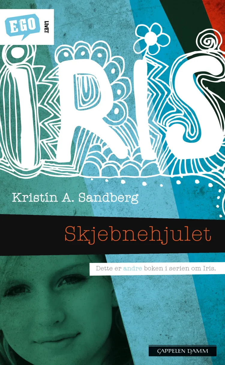 Omslag Iris. Skjebnehjulet av Kristín A. Sandberg (Heftet)