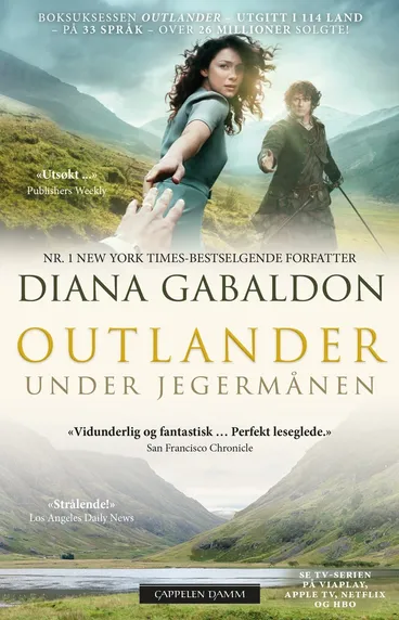 Omslag Under jegermånen av Diana Gabaldon (Heftet)
