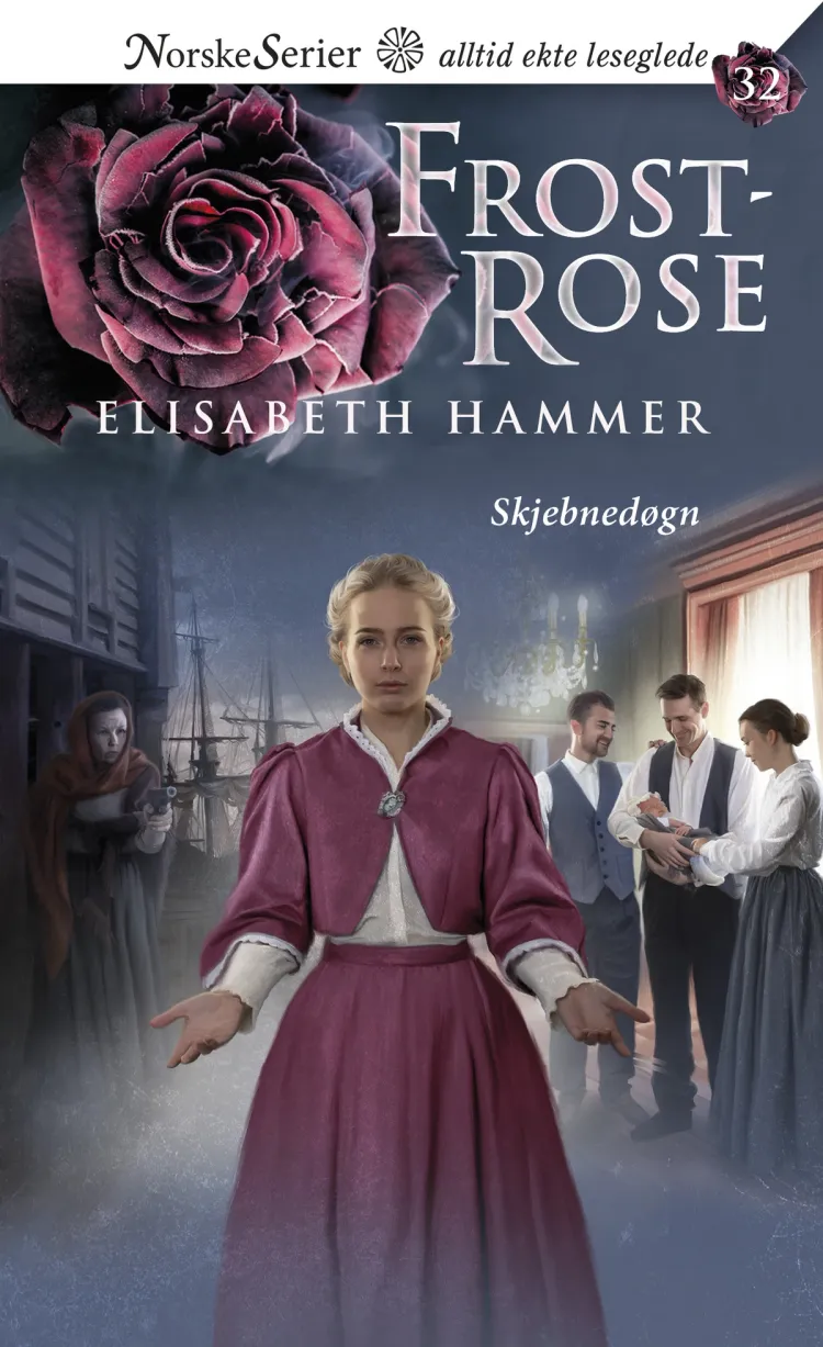 Omslag Skjebnedøgn av Elisabeth Hammer (Heftet)