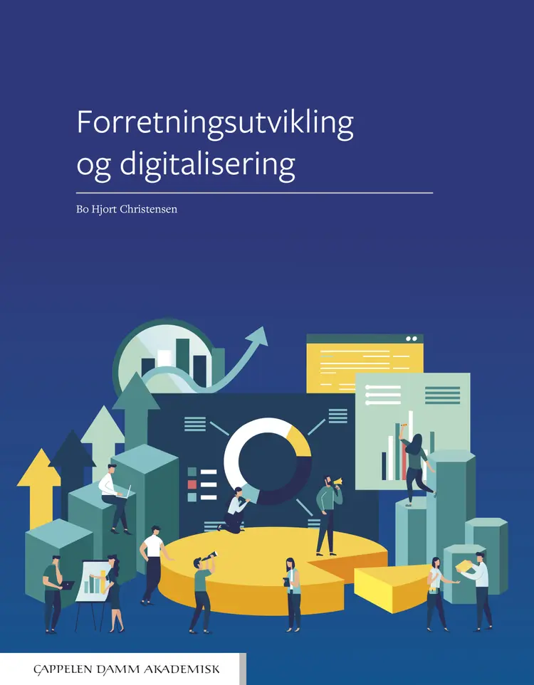 Omslag Forretningsutvikling og digitalisering av Bo Hjort Christensen (Heftet)
