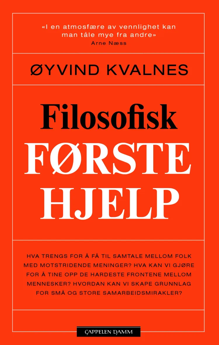 Omslag Filosofisk førstehjelp av Øyvind Kvalnes (Ebok)