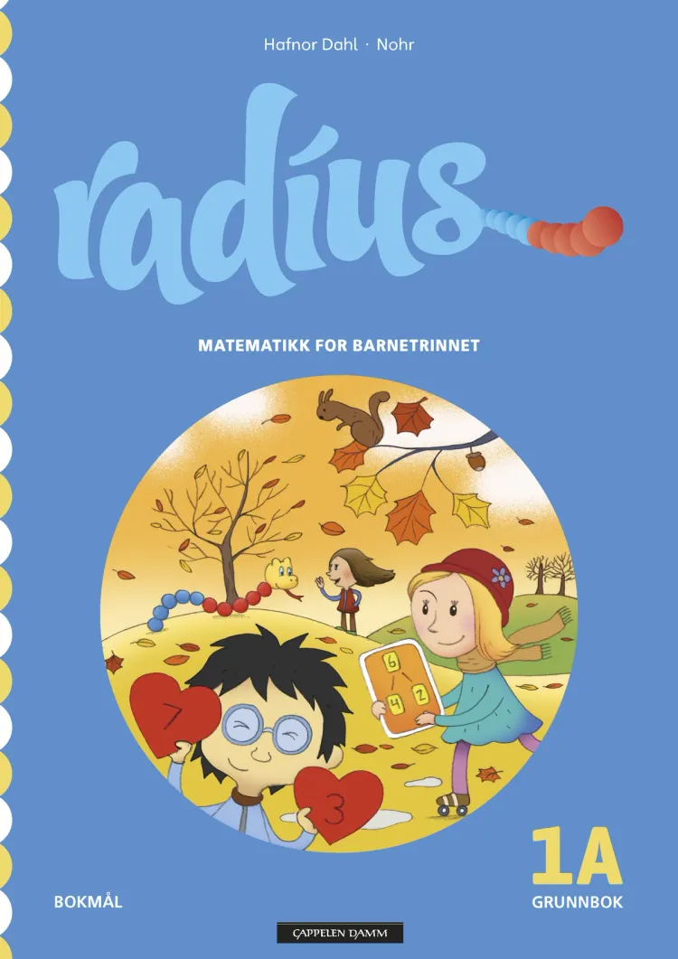 Omslag Radius 1A Grunnbok av Hanne Hafnor Dahl og May-Else Nohr (Heftet)