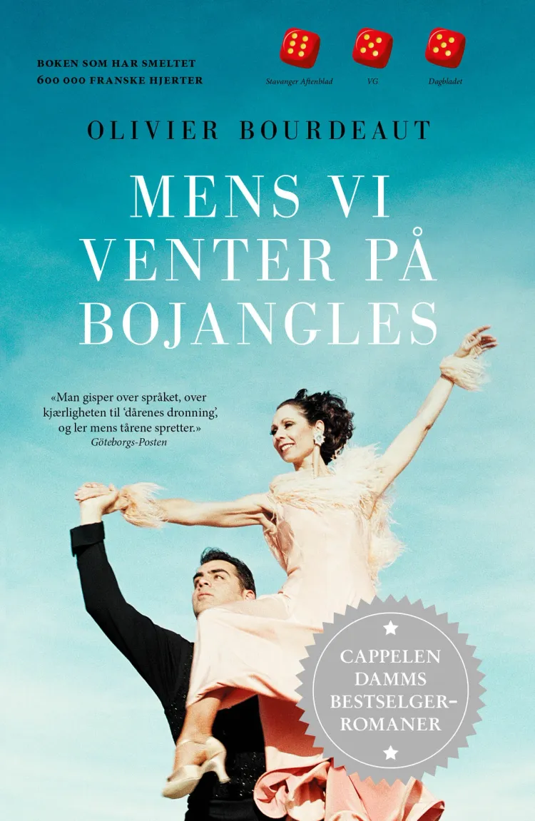 Omslag Mens vi venter på Bojangles av Olivier Bourdeaut (Heftet)