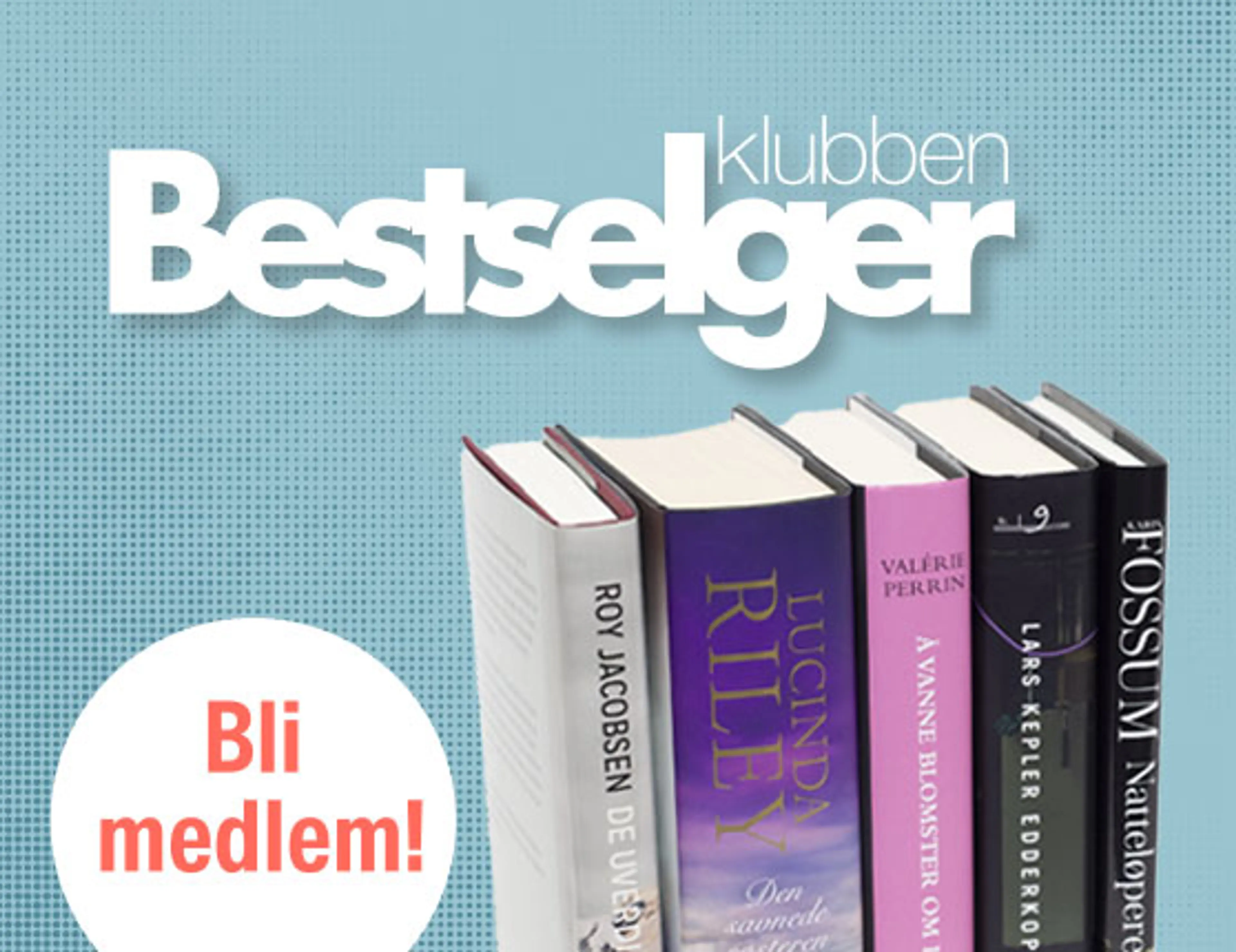 Bli medlem i Bestselgerklubben
