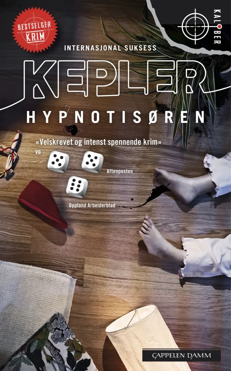 Omslag Hypnotisøren av Lars Kepler (Ebok)