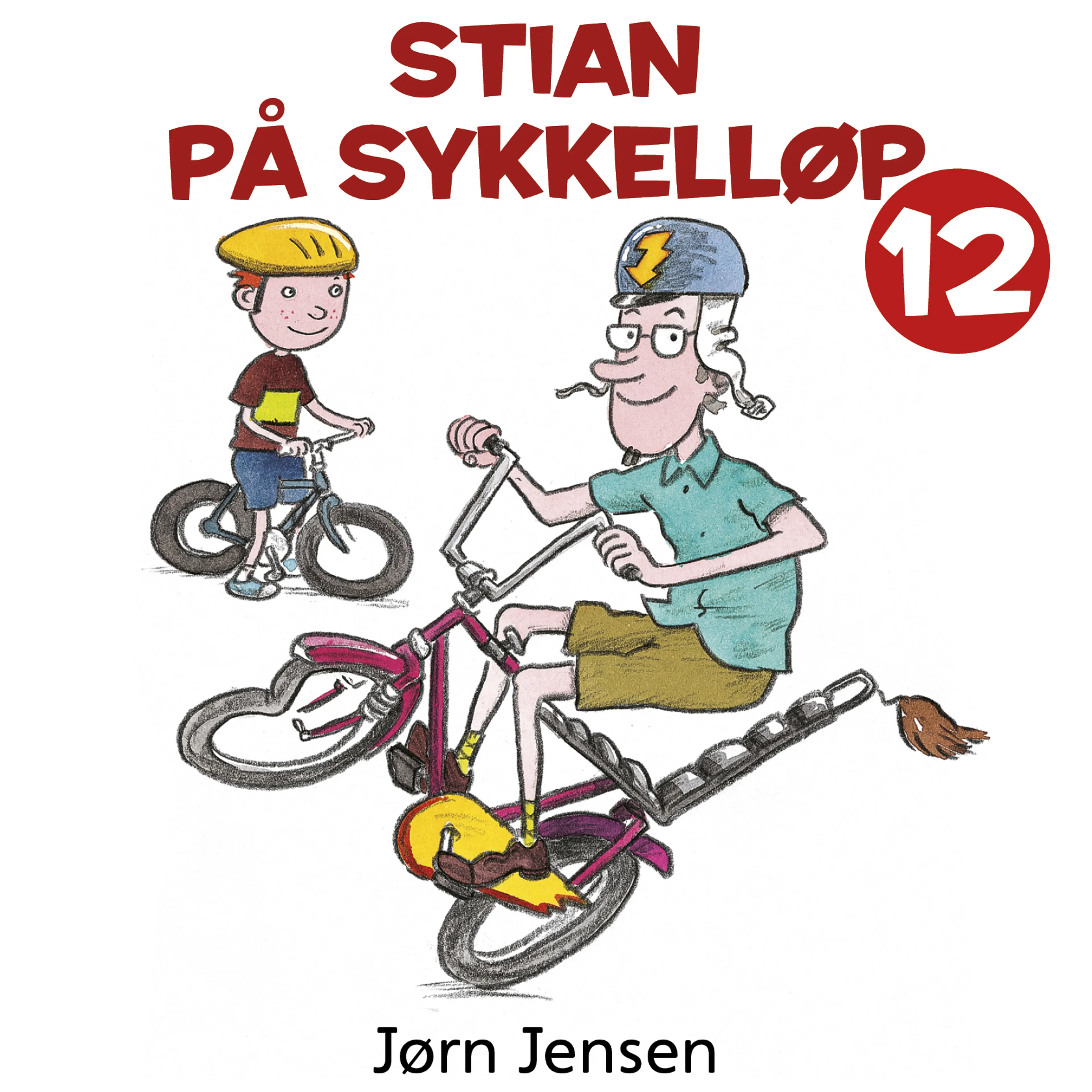 Omslag Stian på sykkelløp av Jørn Jensen (Lydbok)