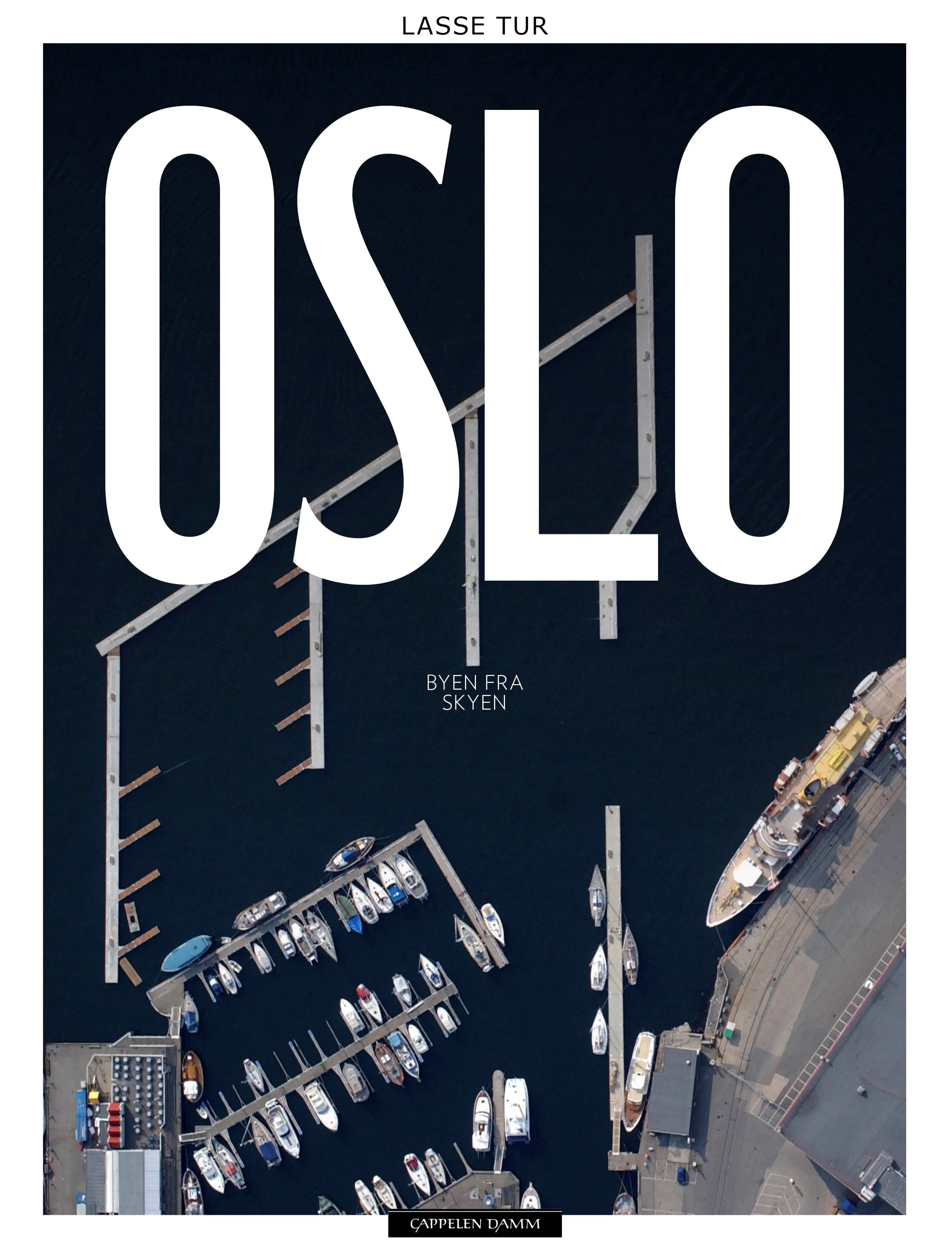 Omslag Oslo. Byen fra skyen av Lasse Tur (Innbundet)