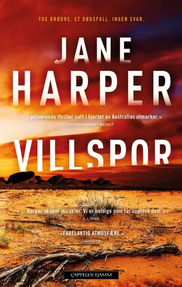 Omslag Villspor av Jane Harper (Heftet)