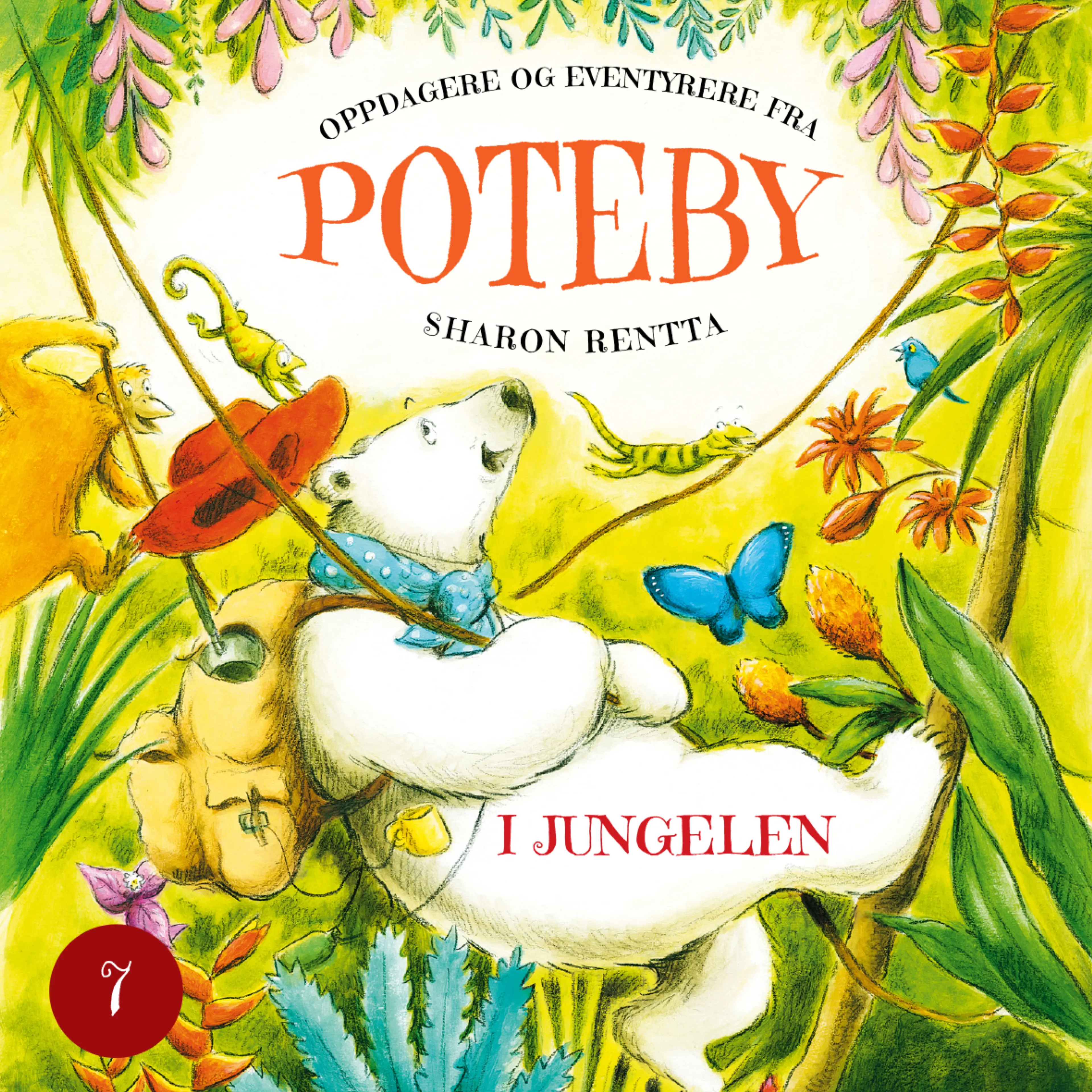 Omslag Poteby - I jungelen av Sharon Rentta (Lydbok)