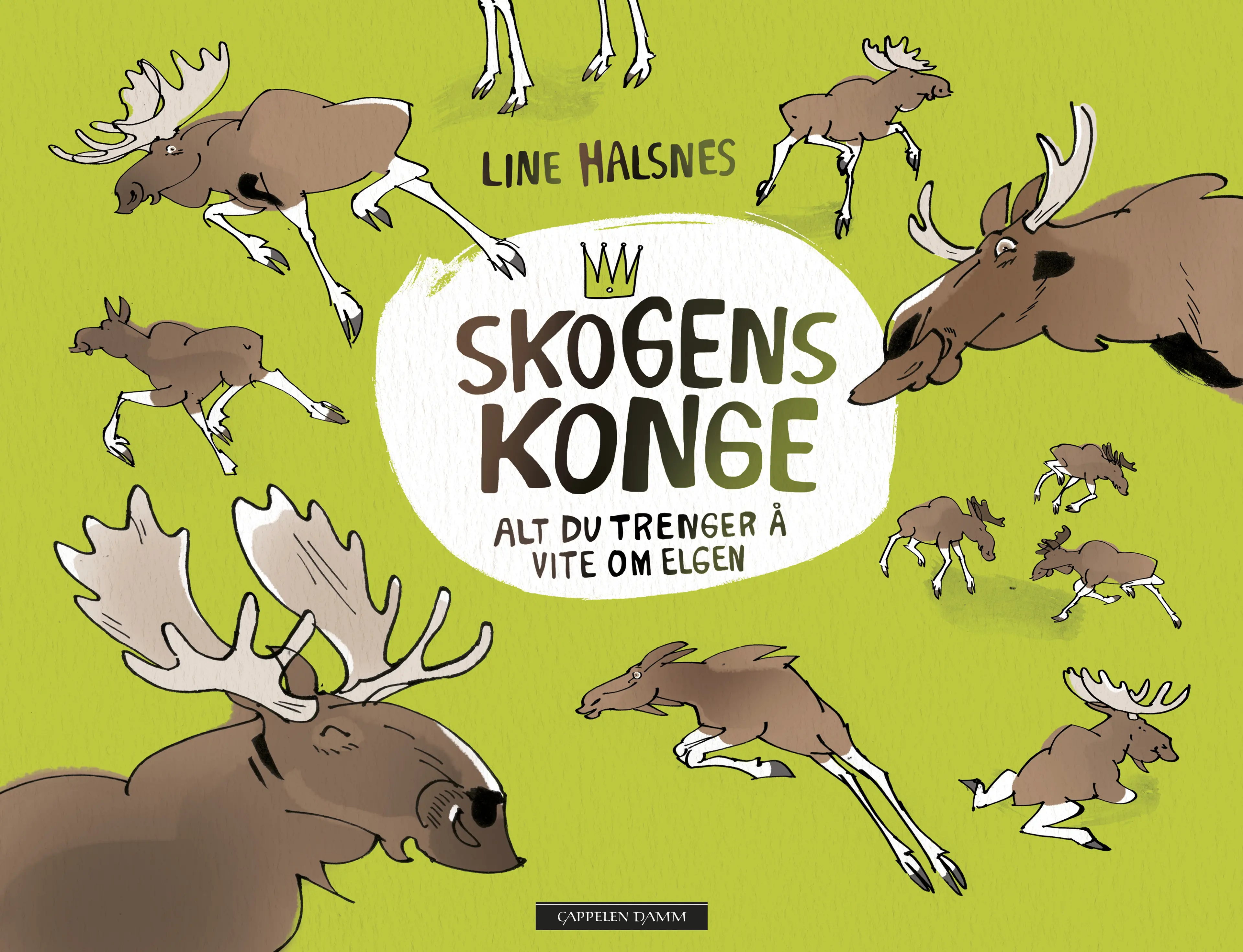 Omslag Skogens konge av Line Halsnes (Innbundet)