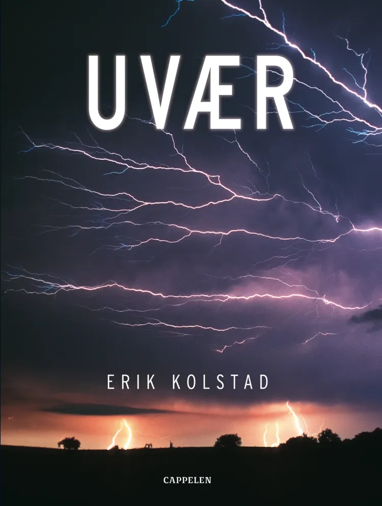 Omslag Uvær av Erik Kolstad (Innbundet)