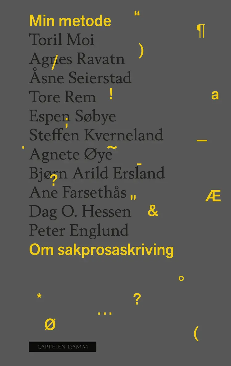 Omslag Min metode av Hans Petter Blad (red.) og Kristine Isaksen (red.) (Innbundet)