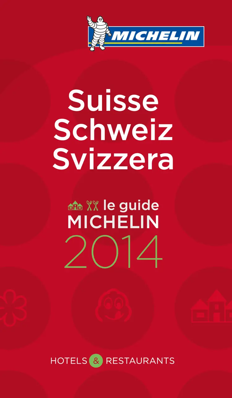 Omslag Sveits 2014 (MI rød guide) av Michelin (Heftet)