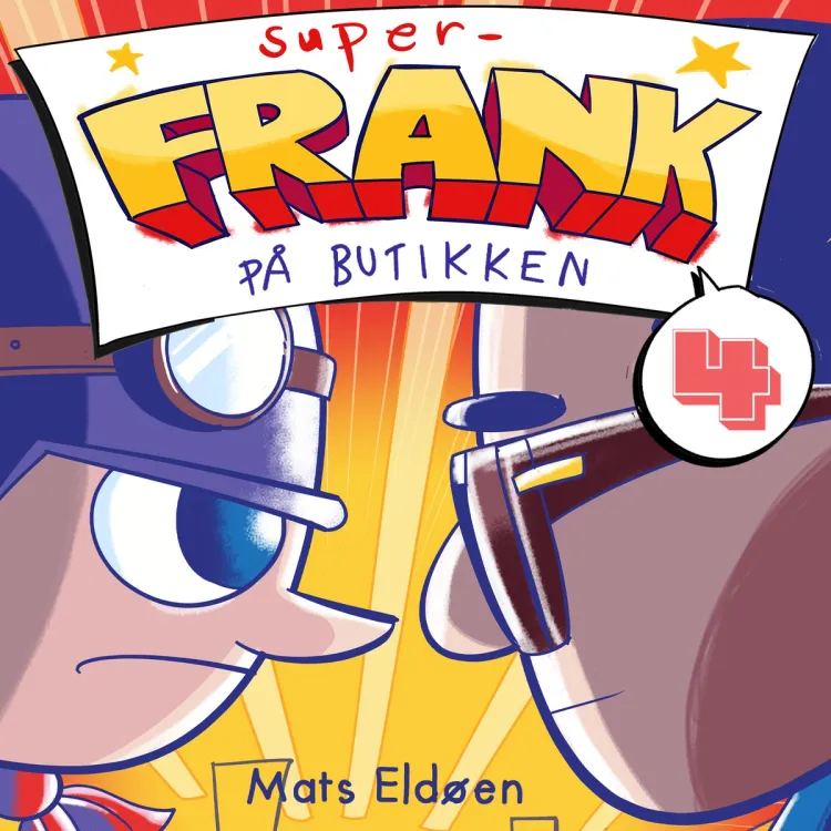 Omslag Super-Frank på butikken av Mats Eldøen (Lydbok)