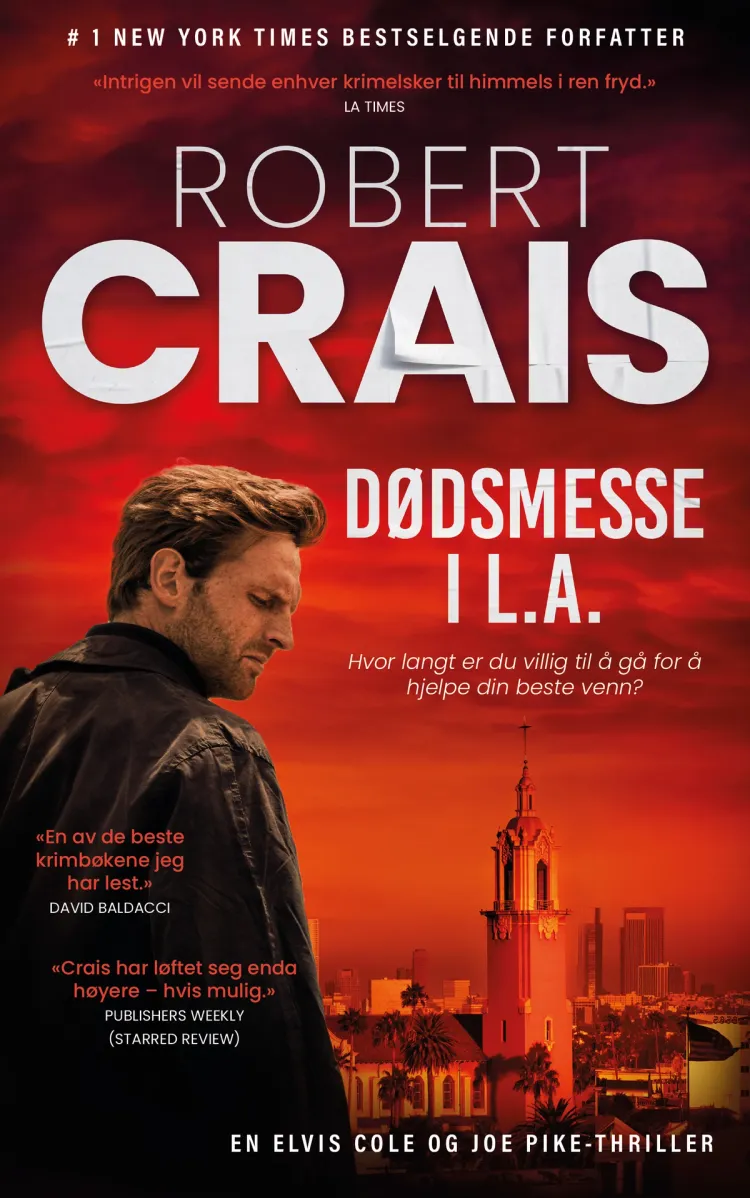Omslag Dødsmesse i L.A. av Robert Crais (Ebok)